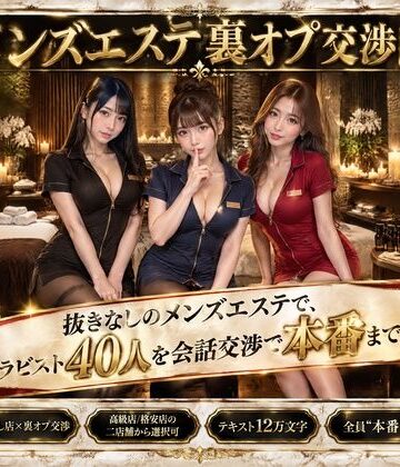 メンズエステ裏オプ交渉師〜抜きなしの店で、セラピスト40人を本番まで落とす〜｜d_822120